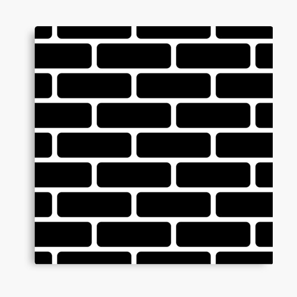 Item preview, Black Brick Wall Texture ; Brick Pattern designed and sold by PatternInArt.