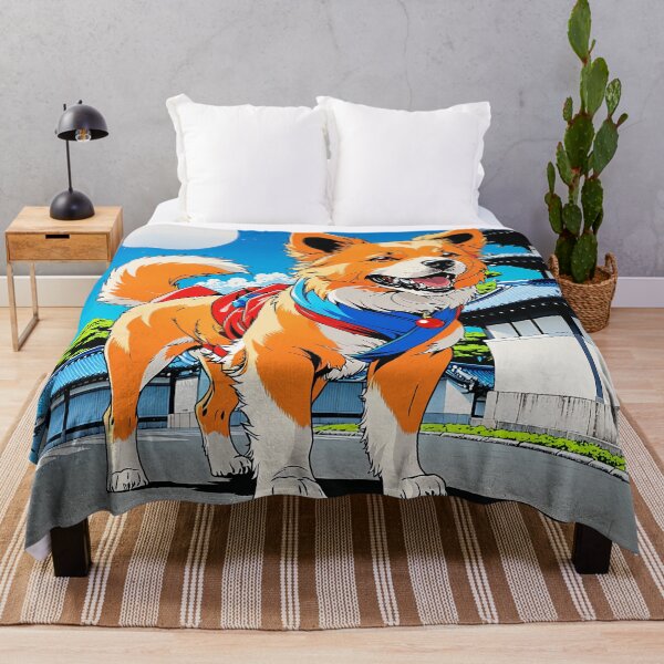 Item preview, The image portrays a vibrant illustration featuring a fluffy dog. designed and sold by yeekazar.