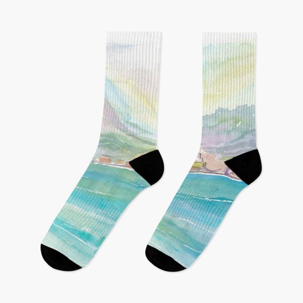 Item preview, Malcesine on Lago die Garda with Sea and Mountain Range designed and sold by artshop77.