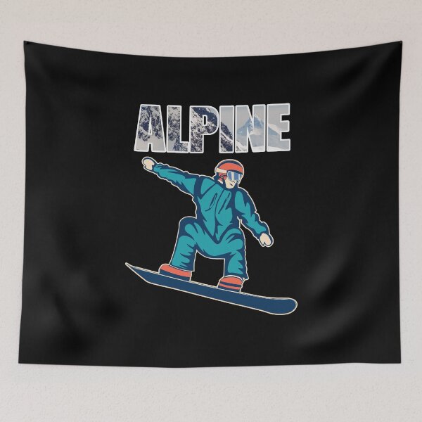 Item preview, Alpine snowboarding or skiing. Snowboarding hobby life, for people who like skiing designed and sold by NBSStore.