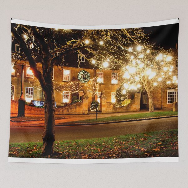 Item preview, Broadway Christmas Lights Cotswolds Worcestershire UK designed and sold by AndyEvansPhotos.