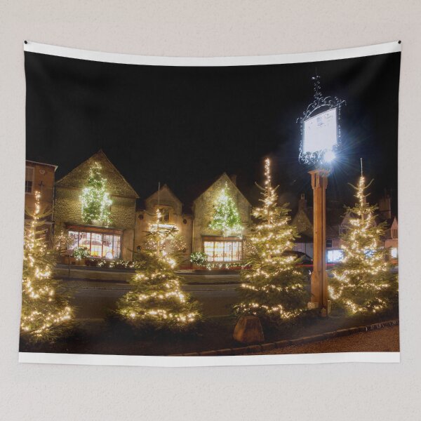 Item preview, Broadway Christmas Lights Cotswolds Worcestershire UK designed and sold by AndyEvansPhotos.