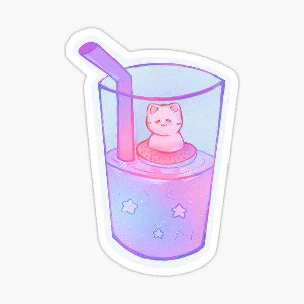 Item preview, Lil catto galaxy drink designed and sold by sillycattos.