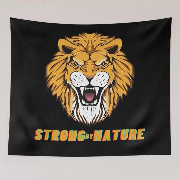 Item preview, Strong by Nature - Angry Lion designed and sold by nal-projects.