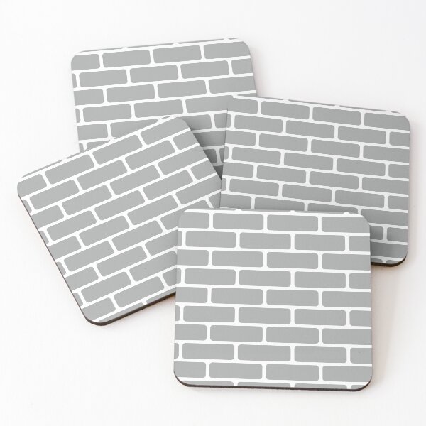Item preview, Grey Brick Wall Texture ; Brick Pattern designed and sold by PatternInArt.