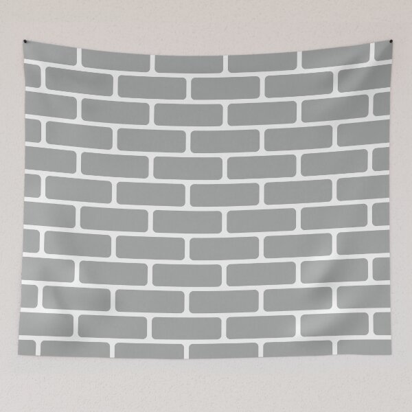 Item preview, Grey Brick Wall Texture ; Brick Pattern designed and sold by PatternInArt.