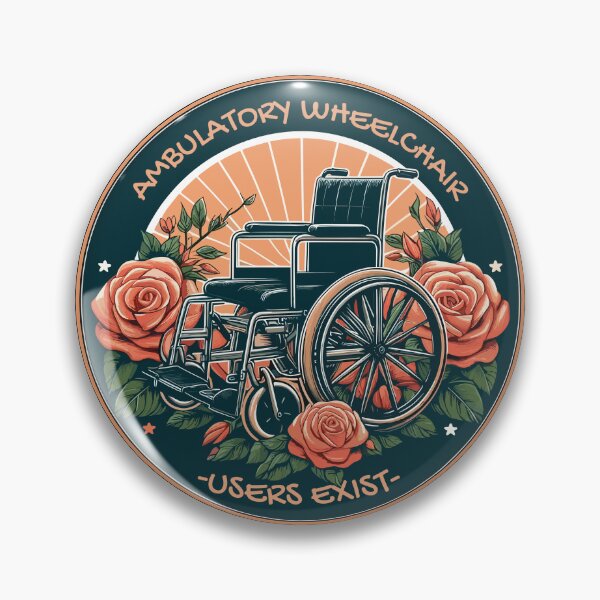 Item preview, Retro Ambulatory Wheelchair Users Exist designed and sold by TomFrontierArt.