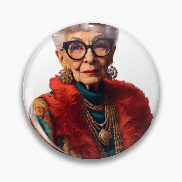 Item preview, IRIS APFEL sticker designed and sold by SaliSoul.