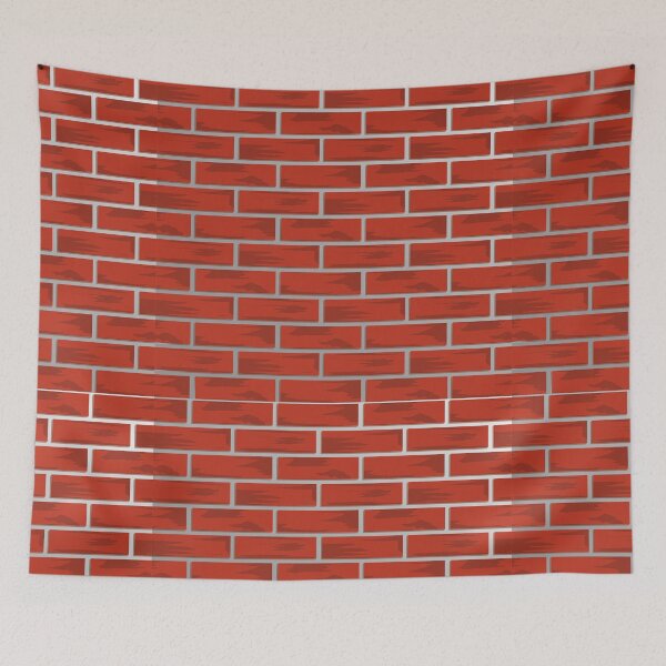 Item preview, Red Brick Wall Texture ; Brick Pattern designed and sold by PatternInArt.