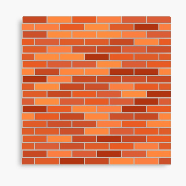 Item preview, Orange & Yellow Brick Wall Texture ; Brick Pattern designed and sold by PatternInArt.