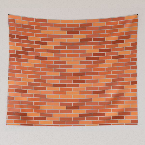 Item preview, Orange & Yellow Brick Wall Texture ; Brick Pattern designed and sold by PatternInArt.