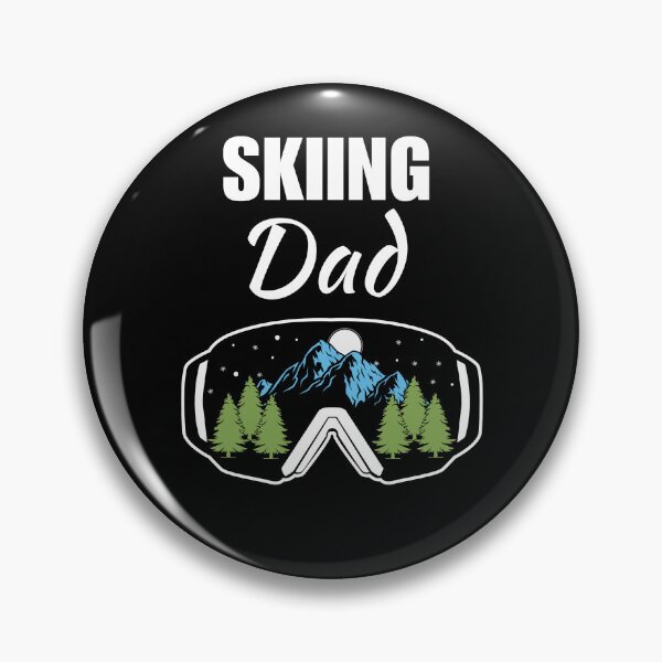 Item preview, Skiing dad or father, winter ski season sport on a vacation for men designed and sold by NBSStore.