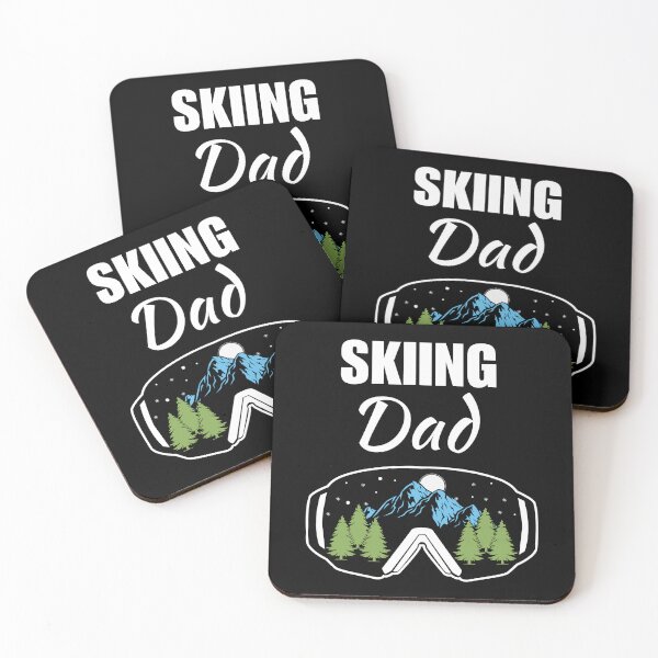 Item preview, Skiing dad or father, winter ski season sport on a vacation for men designed and sold by NBSStore.