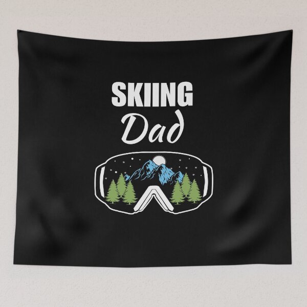 Item preview, Skiing dad or father, winter ski season sport on a vacation for men designed and sold by NBSStore.