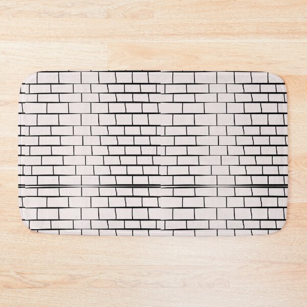 Item preview, White Brick Wall Texture ; Brick Pattern designed and sold by PatternInArt.