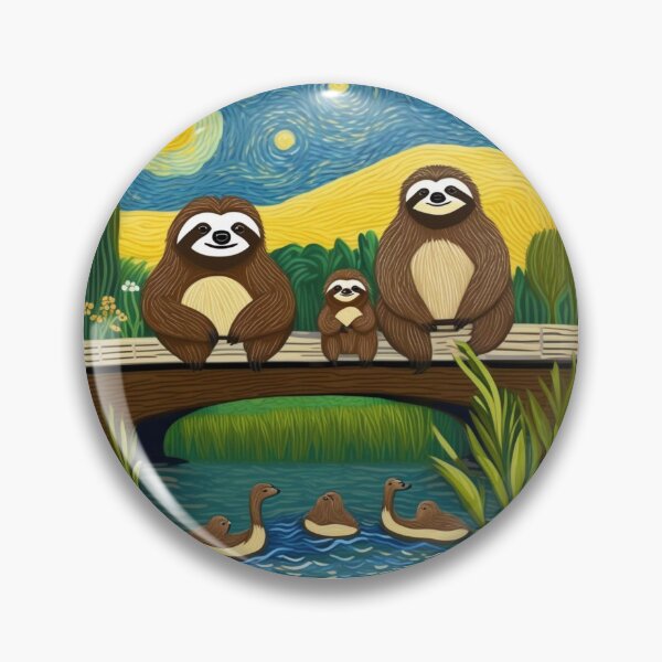 Item preview, Smily Sloths Family At The Riversides Zoo Pals designed and sold by sportsimpact.