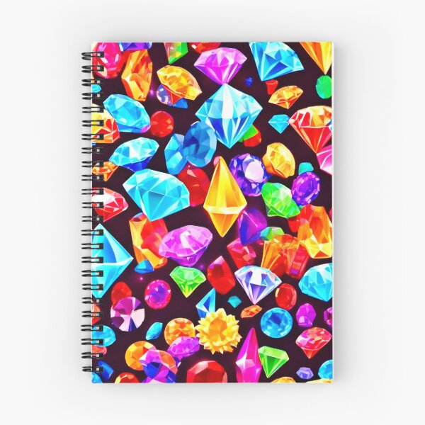 Item preview, Vibrant Falling Diamonds designed and sold by Health And Fitness Posts e-Store.