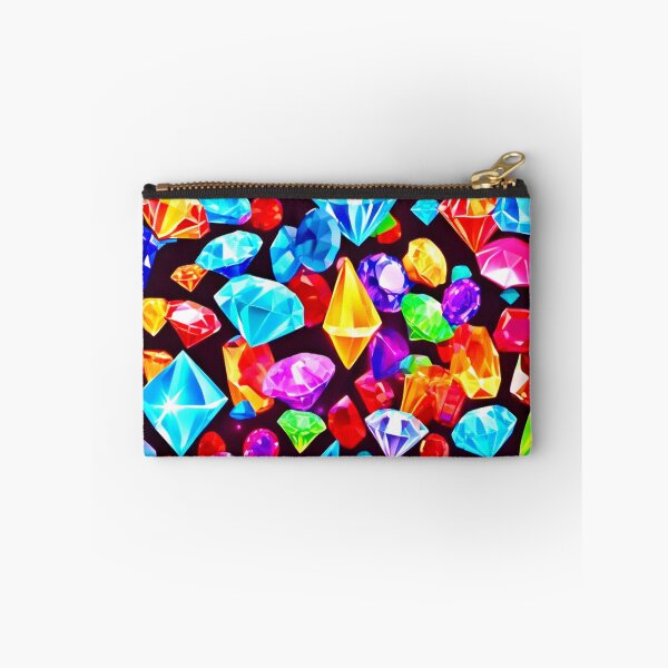 Item preview, Vibrant Falling Diamonds designed and sold by Health And Fitness Posts e-Store.