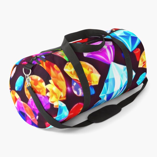 Item preview, Vibrant Falling Diamonds designed and sold by Health And Fitness Posts e-Store.