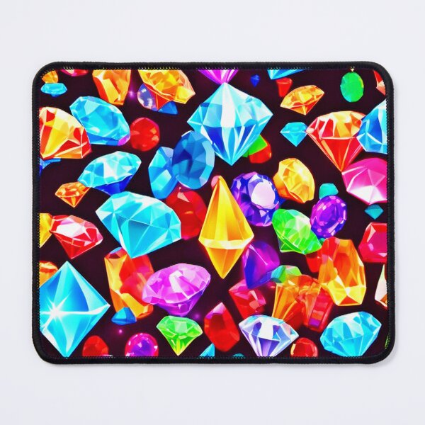 Item preview, Vibrant Falling Diamonds designed and sold by Health And Fitness Posts e-Store.