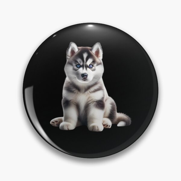 Item preview, Siberian Husky Puppy Elegance designed and sold by CardsStudio.