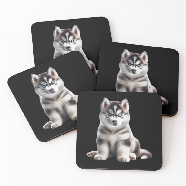 Item preview, Siberian Husky Puppy Elegance designed and sold by CardsStudio.