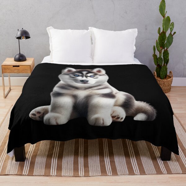 Item preview, Siberian Husky Puppy Elegance designed and sold by CardsStudio.