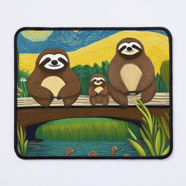 Item preview, Smily Sloths Family At The Riversides Zoo Pals designed and sold by sportsimpact.