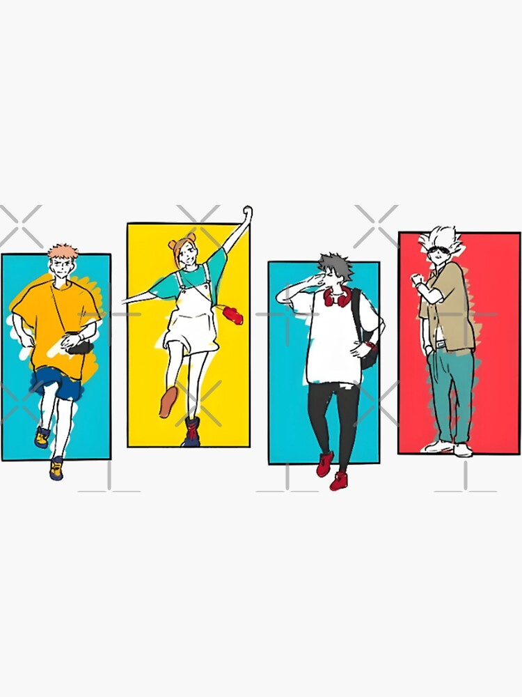 Thumbnail 3 von 3, Sticker, Die lustige Truppe designt und verkauft von the-tee-factory.