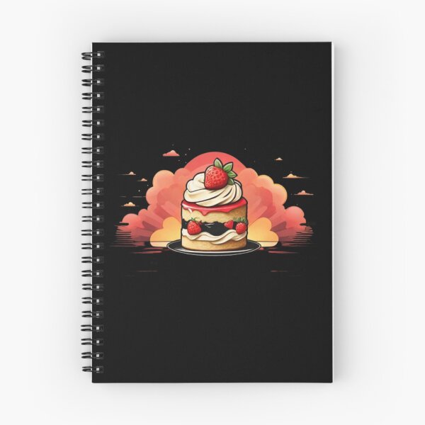 Item preview, Peachy Sunset Strawberry Shortcake: Delightful Dessert Vibes designed and sold by AYACHI90.