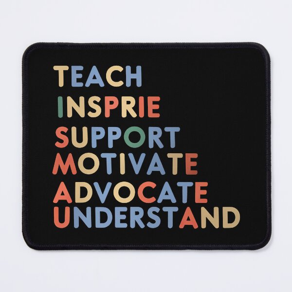Item preview, Advocate Teach Support Motivate Understand Autism Awareness T-Shirt designed and sold by MAPDDesigns.