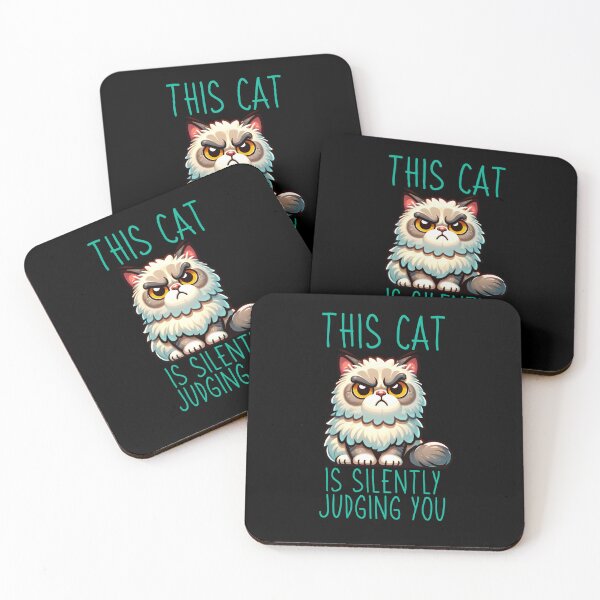Item preview, Sassy judging Cat Design with Humorous Quote - Judgmental Feline Artwork designed and sold by Unitepeople.
