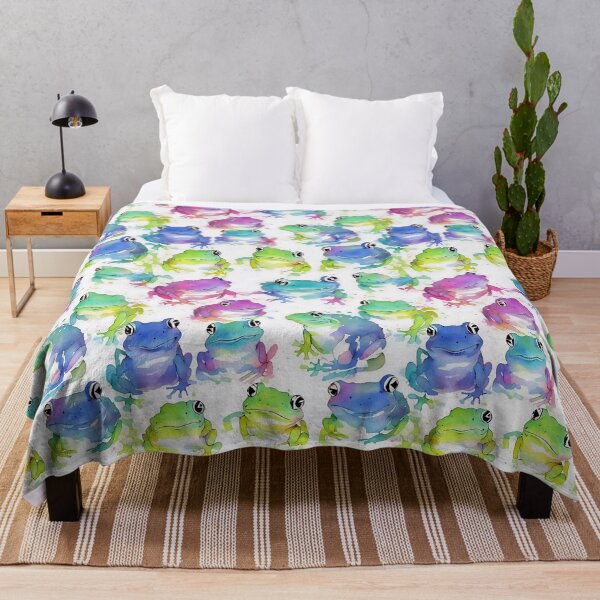 Item preview, Colorful frogs pattern designed and sold by Working-Woman.