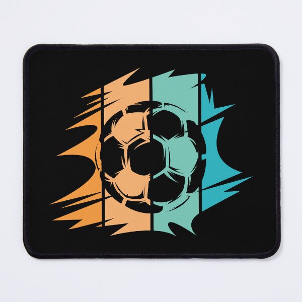 Item preview, retro football abstract soccer symbol vintage wipe effect logo designed and sold by AndreMi.
