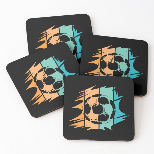 Item preview, retro football abstract soccer symbol vintage wipe effect logo designed and sold by AndreMi.