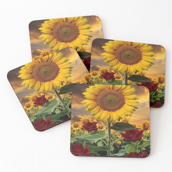 Item preview, Sunflowers and roses designed and sold by M-Y-A-R-T-.