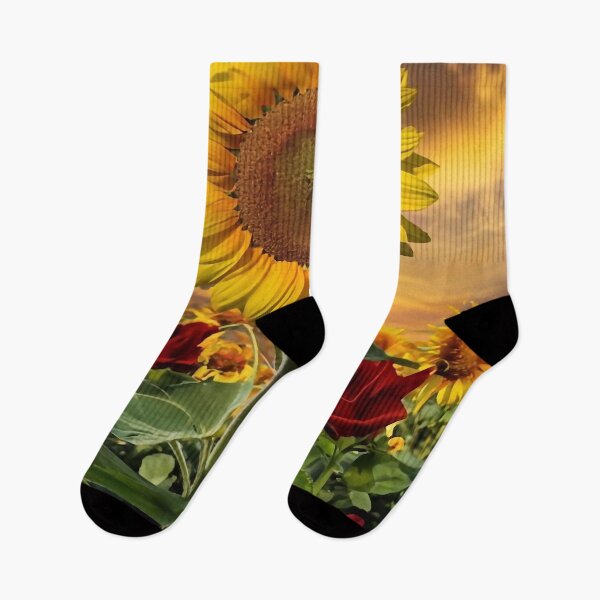 Item preview, Sunflowers and roses designed and sold by M-Y-A-R-T-.
