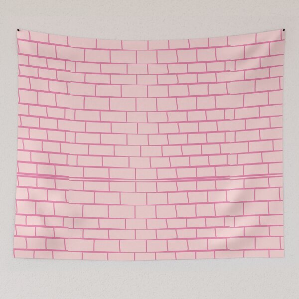 Item preview, Pink Brick Wall Texture ; Brick Pattern designed and sold by PatternInArt.