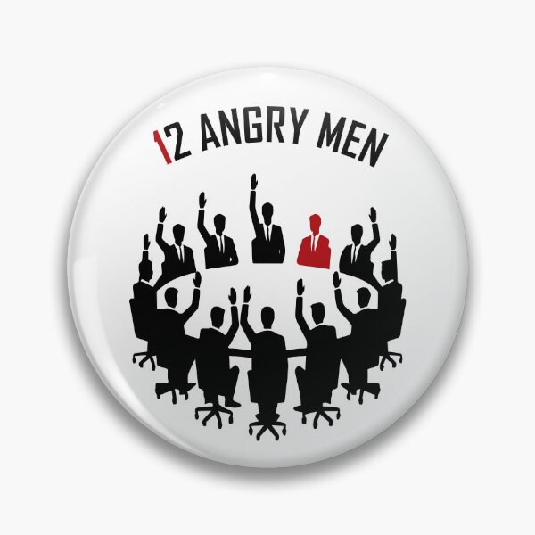 Item preview, 12 ANGRY MEN designed and sold by HipsterAnimals.