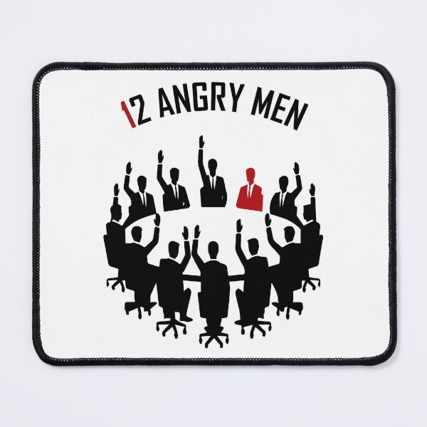 Item preview, 12 ANGRY MEN designed and sold by HipsterAnimals.