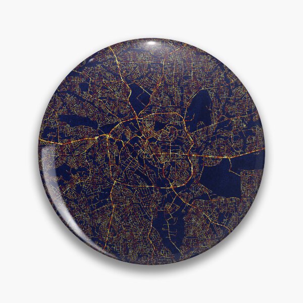 Item preview, Kumasi, Ashanti, Ghana Map - City At Night designed and sold by deMAP.