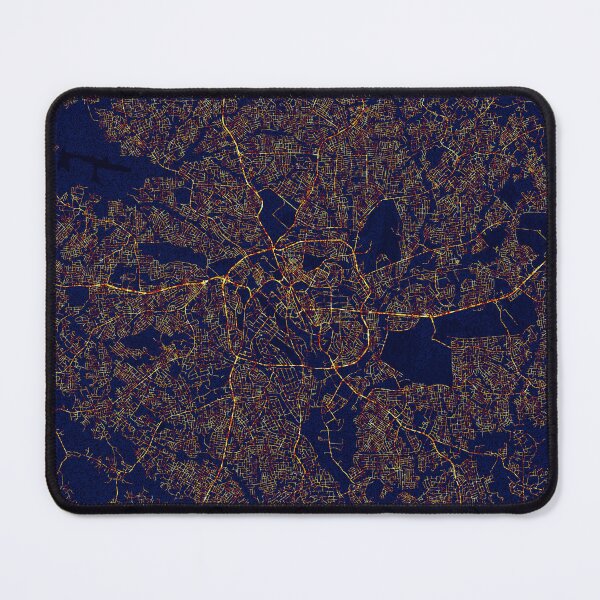 Item preview, Kumasi, Ashanti, Ghana Map - City At Night designed and sold by deMAP.