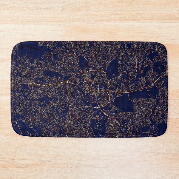 Item preview, Kumasi, Ashanti, Ghana Map - City At Night designed and sold by deMAP.