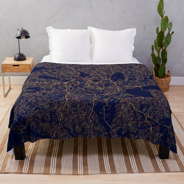 Item preview, Kumasi, Ashanti, Ghana Map - City At Night designed and sold by deMAP.