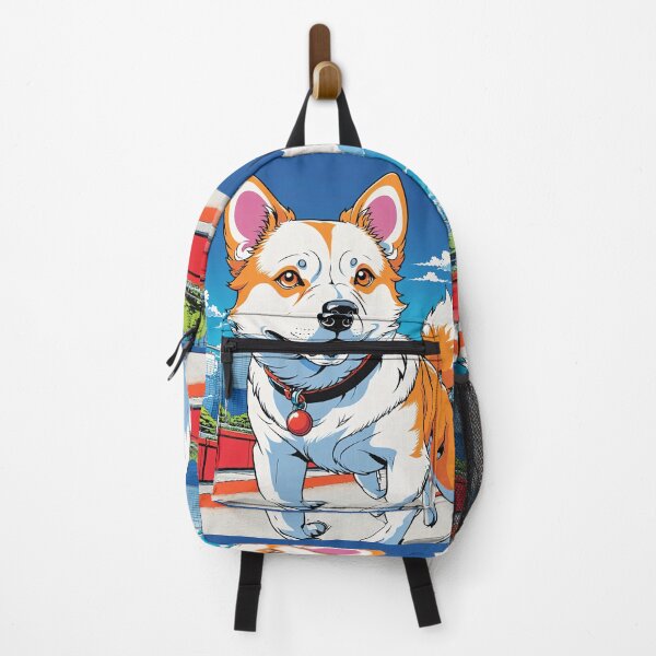 Item preview, The image portrays a vibrant illustration featuring a fluffy dog. designed and sold by yeekazar.