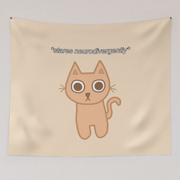 Item preview, *Stares Neurodivergently* designed and sold by SillyStarlight.