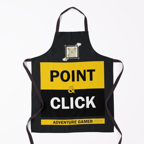 Item preview, Point & Click Adventure Gaming Logo V4 (Yellow/Black) designed and sold by Visual Resolutions.