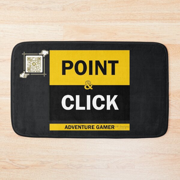 Item preview, Point & Click Adventure Gaming Logo V4 (Yellow/Black) designed and sold by Visual Resolutions.