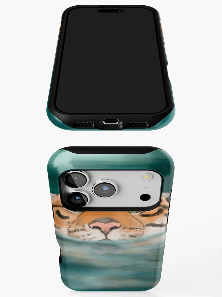 Thumbnail 3 of 4, iPhone Case, Tiger designed and sold by RoxyRockbell.