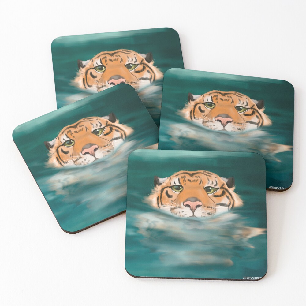 Item preview, Coasters (Set of 4) designed and sold by RoxyRockbell.